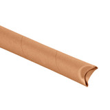 2-1/2 x 30&quot; Kraft Crimped End  Tubes, 36/Case