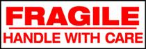 2&quot; x 1000yd Fragile Handle With Care Pre-Printed Carton