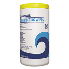 Disinfecting Wipes, 8 x 7, Lemon Scent, 75/canister, 