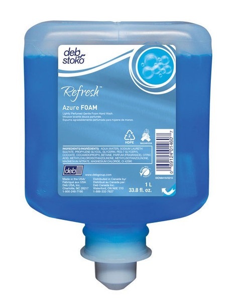 AeroBlue/Refresh Azure  Foam Hand Soap, 1 Liter 