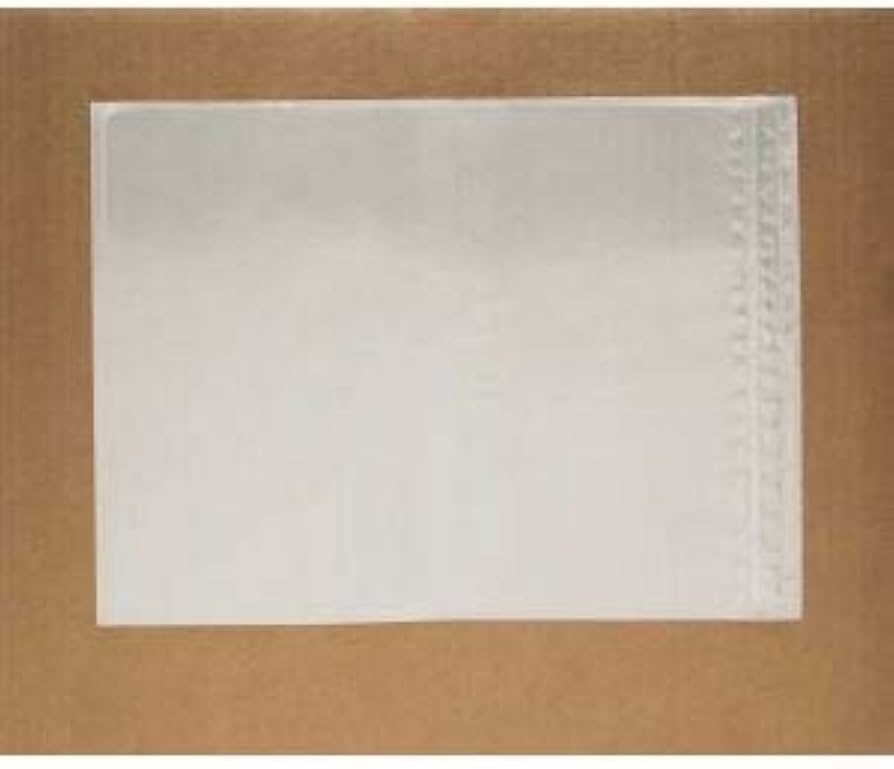 10 3/4 x 6 3/4&quot; &quot;Clear Face&quot; Document Envelopes 500/cs