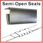 717 3/4&quot; Steel Strap Seals, Heavy Duty Semi Open 2000/cs